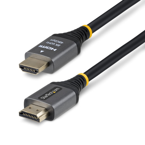 StarTech 12ft (3.6m) Certified Ultra High Speed HDMI Cable, 8K 60Hz/4K 120Hz, HDMI 2.1 Cable with HDR10+, eARC, 48Gbps, 8K HDMI Cord for Monitor/TV, TPE Jacket