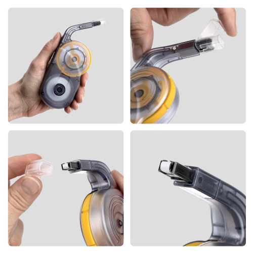 StarTech Fiber Optic Cleaning Pen, MPO Fiber Cleaner for MPO/MTP-16 Connectors and Ports, Fiber Optic Cleaner Pen
