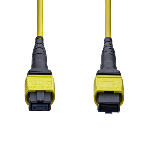 StarTech 2m (6.6ft) MTP /MPO Fiber Optic Cable, 12F Type-B, OS2 Single Mode MTP/APC Female Fiber Patch Cable, 9/125 m, OFNP Plenum, MTP-12 Fiber Jumper Cord
