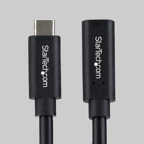 StarTech 2ft (61cm) USB4 Extension Cable, USB-C Extender Cord, 40Gbps, 240W Charging, 8K 60Hz/4K 240Hz DP2.1, Type C Male to Female, Thunderbolt 4 Compatible