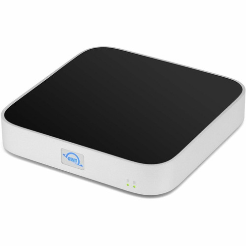 OWC 16.0Tb (8.0Tb Hdd + 8.0Tb Nvme) Ministack Stx Stackable Storage And Thunderbolt Hub Xpansion Solution - Silver - OWCT4MSSH08N08