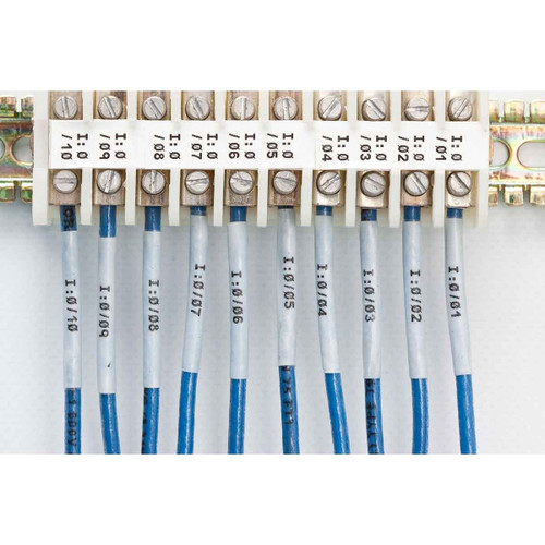 Brady Permasleeve Heat Shrink Wire And Cable Labels, Bulk, For M6 M7 Printers - 1 Dia X 1.75, White - A Ribbon Is Required To Print This Material. Use Part Number M61-r4310for The M610 / Bmp61 / Bradyprinter M611 - BM-1000-175-342