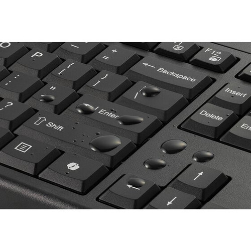 Kensington KB270 EQ Rechargeable AI keyboard with Copilot Key - K75558NA