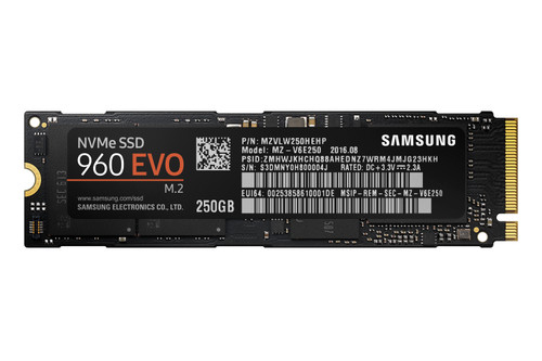 Samsung 960 EVO 250 GB Solid State Drive - Internal - MZ-V6E250B/AM