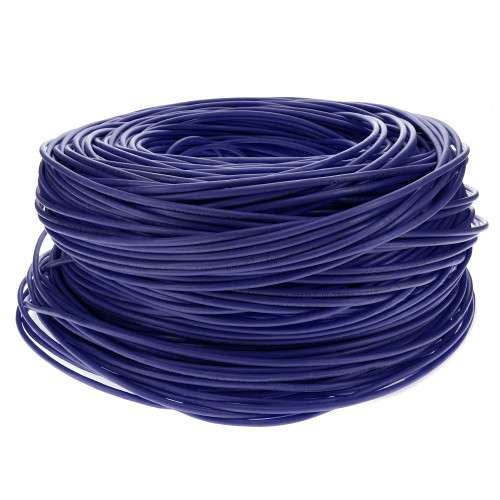 AddOn 1000ft Non-Terminated Straight Purple Cat6 UTP PVC Copper Patch Cable - ADD-CAT6BULK1K-PE