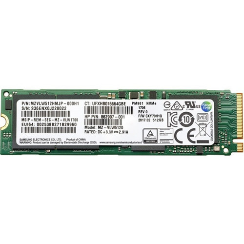 HP 512 GB Solid State Drive - Internal - SATA - 3DU88AV