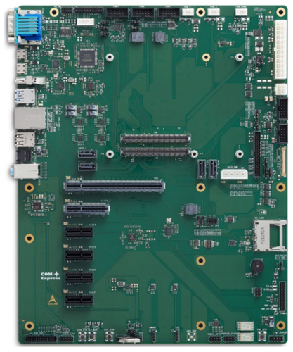 Adlink Carrier Board - Picmg Com-hpc Revision 3.1, Supports Com-express Type 6 Modules Basic / Compact Size, 1x PCIe Gen4 X16, 1x PCIe X4, 4x PCIe X1, 2x Usb4, HDMI, VGA, Lvds, And Optional Edp, 4x USB 3.x/2.x, 2x USB 2.0/1.1 - EXPRESS-BASE6 R3.1