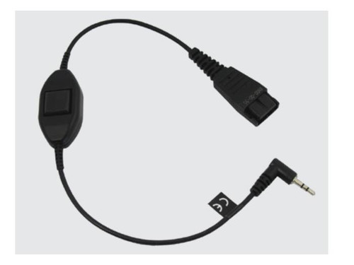 Ascom Headset Adapter 3.5Mm To Qd For D43 & D63 - 660515