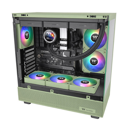Thermaltake Ct140 Ex Argb Sync Pc Cooling Fan (3-Fan Pack) - Bumblebee - CL-F217-PL14BB-A