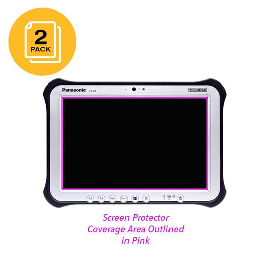InfoCase Tempered Glass Screen Protector For Panasonic Toughbook 40, Anti-reflective, 9h Hardness, Oleophobic Finger Print Resistant Coating, Easy Installation - TBC40GLASS-P