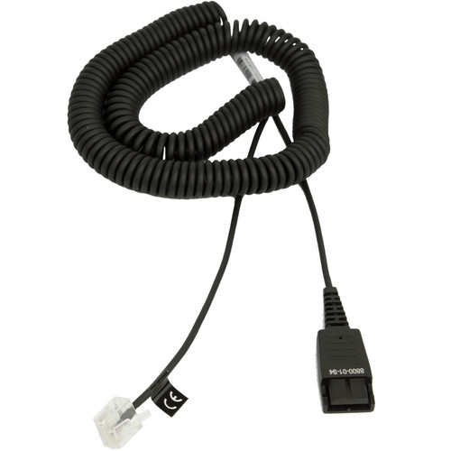 Jabra Network Cable - Modular Right Connector - Quick Disconnect Left Connector - 8800-01-94