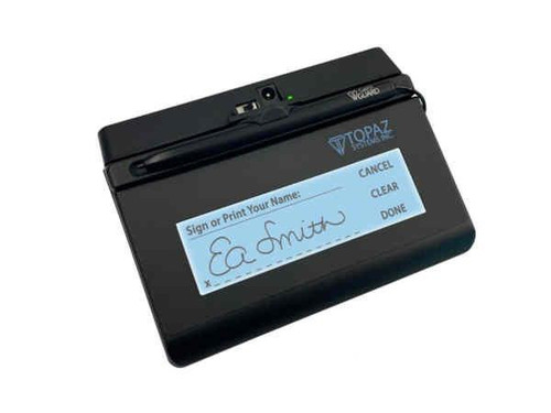 Topaz Siglite Lcd 1X5 Bt Wl Signature Pad - T-LBK460-BT2-R