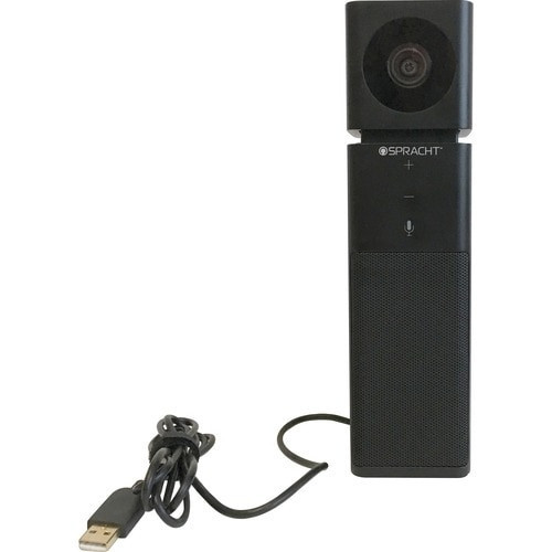 Spracht All-In-One USB Hd Video, Audio And Mic Conference Speaker/Webcam For Skype, Skype For Business, Lync, Other Voip Video Applications.For Huddle Room, Conference Room, Or Desktop. Plug And Play USB 2.0-1080P Wide Angle View - CC-2020