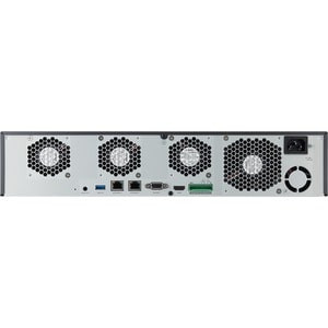 Hanwha 8k Nvr (intel Based), 4tb Raw, 16 Channels, H265,h264, Mjpeg, 4 Fixed Internal SATA Hdds (10tb Max Per HDD) - XRN-1620B2-4TB