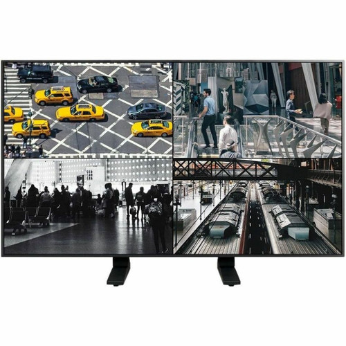 GVision 55in 4k Cctv Monitor, Desktop, 3hdmi+displayport, 4k 3840x2160, 350 Nits, 1000:1 Contrast, Speakers (2 X 5w), 400 X 400mm Vesa, Black, Logo,metal Bezel - C55MI-AC-400G