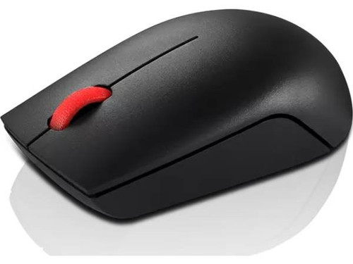 Lenovo Essential Compact - Mouse - Optical - 1000 Dpi - Buttons Qty: 3 - Wireless (2.4 GHz) - USB Port - Black - 4Y50R20864