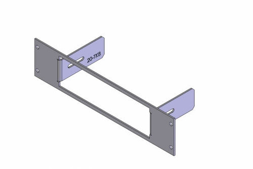 Havis 1-Piece Equipment Mounting Bracket, 2in Mounting Space, Fits Kenwood TK-860 - C-EB20-TK8-1P