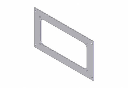 Havis 1-Piece Equipment Mounting Bracket, 5in Mounting Space, Fits Misc. Unistar LCS800-F, LCS850-F - C-EB50-LCS-1P