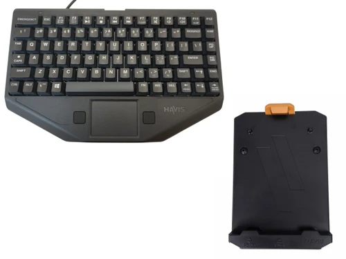 Havis Package Rugged Chiclet Style Keyboard With Mount (Includes Emergency Key) - PKG-KB-2003