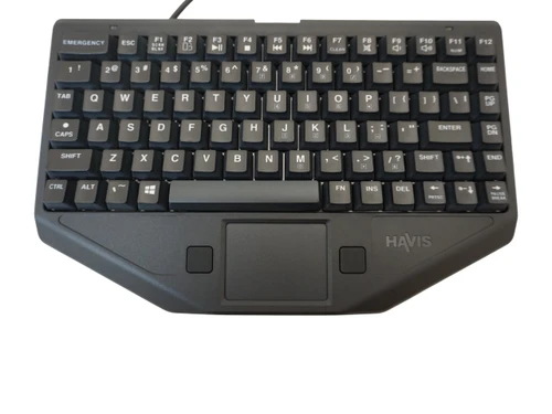 Havis Rugged Chiclet Style Keyboard with Emergency Key - KB-1003