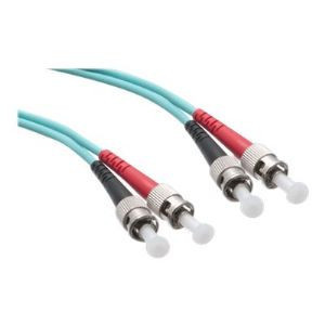 Axiom st/st 10g Multimode Duplex Om3 50/125 Fiber Optic Cable 25m - STST10GA-25M-AX