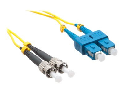 Axiom st/st Singlemode Duplex Os2 9/125 Fiber Optic Cable 20m - STSTSD9Y-20M-AX