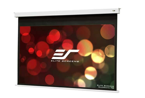 Elite Screens Evanesce B 110 Diag. 16:9: Recessed In-Ceiling Electric Motorized Projector Screen with Installation Kit: 8k/4K Ultra HD Ready Matte White Fiberglass Reinforced Projection Surface - EB110HW3-E12