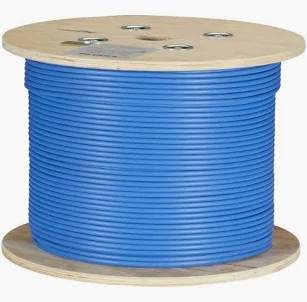 Enet 1000FT Reel Cat6 Blue 4pr Solid PVC STP 23 AWG TAA COMPLIAN - C6-SOSHBL-1K-ENT