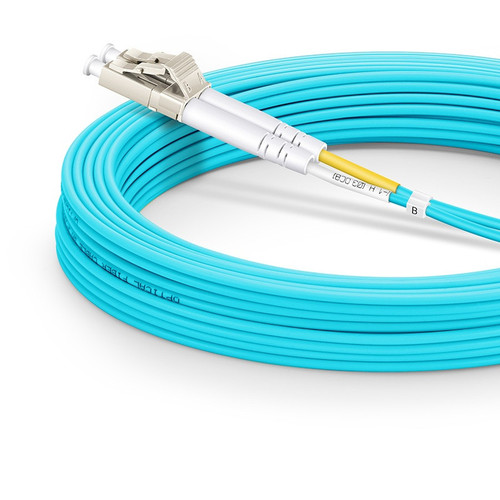 Enet 2 Fiber OM3 50/125 10G Multimode 2.0mm Duplex Plenum Aqua 1K FT Bulk Cabling - NCNR & Eligible for defective replacements only. - 2F-POM3-1K