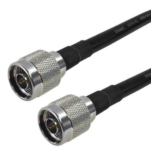 Enet 100FT LMR400 N-TYPE-MALE TO N-TYPE MALE Coax Black Cable - RETURN FOR DEFECTIVE REPLACEMENT ONLY, NCNR - LMR400-NM2-100F-ENC
