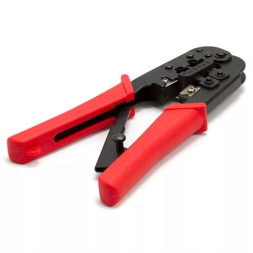 Enet RJ-11/RJ-12/RJ-45 Modular Plug crimping Tool with Ratchet - RJ45-CRIMP-TOOL