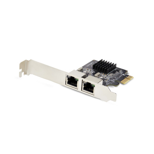 Startech 2-Port Gigabit PCIe Network Adapter Card, 10/100/1000Mbps PCI Express NIC, Dual Realtek RTL8111H, TAA Compliant - ST1000SPEXD4T