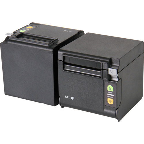 Seiko Qaliber Rp-D10-K27J1-U Desktop Direct Thermal Printer - Monochrome - Receipt Print - USB - Black - 2.83 Print Width - 7.87 In/S Mono - 203 Dpi - 3.15 Label Width - RP-D10-K27J1-U3C3