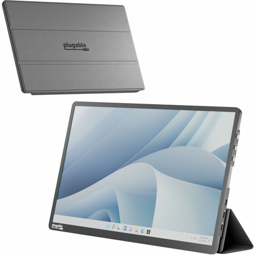 Plugable 15.6 USB-C Portable Display With Folding Travel Cover - USBC-PDMON