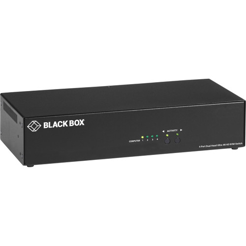 Blackbox 4K60 HDMI Dual-Head KVM Switch - 4 Port - HD6224A-R2
