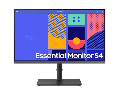 Samsung Essential S4 S24C432GAN 24" Class Full HD LCD Monitor - 16:9 - Black - LS24C432GANXZA