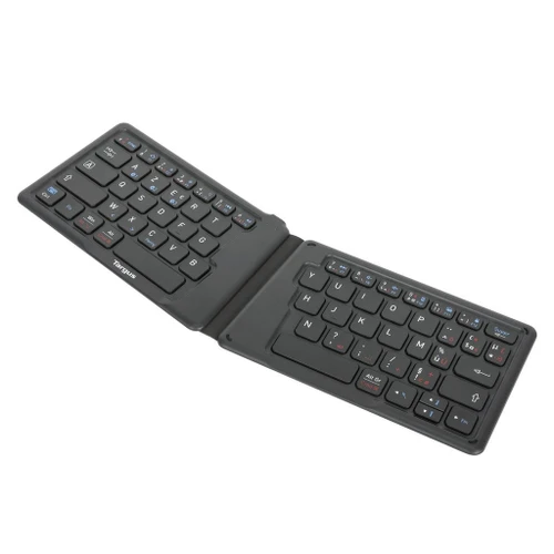 Targus Ergonomic Foldable BluetoothÂ® Antimicrobial Keyboard, Black - AKF003ES