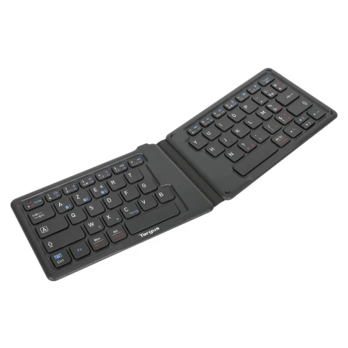 Targus Ergonomic Foldable BluetoothÂ® Antimicrobial Keyboard, Black - AKF003ES