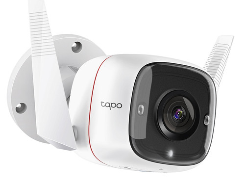 TP-Link Tapo C310 3MP Outdoor Wi-Fi Security 2304 x 1296 Resolution at 15 fpsNetwork Camera with Night Vision - 2304 x 1296 Resolution at 15 fps - 3.89mm Fixed Lens - Two-Way Audio & Siren - Tapo App for iOS & Android - TAPO C310