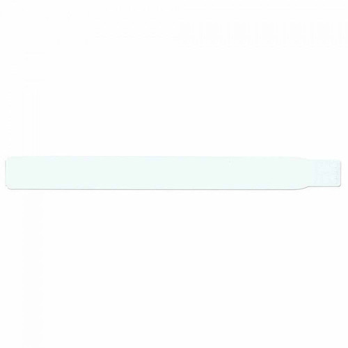 Code PDC CONSUMABLES - SCANBAND THERMAL WRISTBAND, THERMAL ADHESIVE CLOSURE, 1 1/8X11 1/2, 1 CORE, ADULT, WHITE, 400 PER BOX - 7046-11-PDL