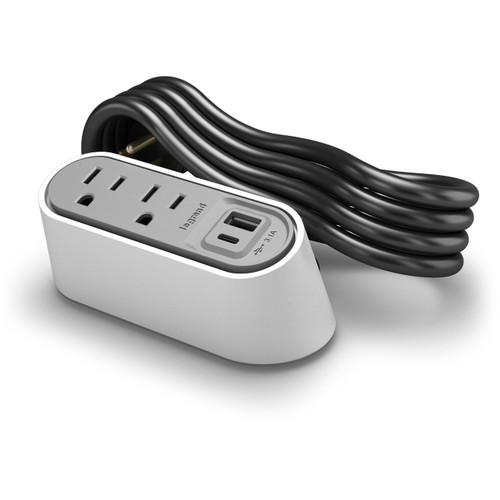 Middle Atlantic DESKTOP PWR CTR, 2 OL, USB A/C, WH - WSPC220CWH