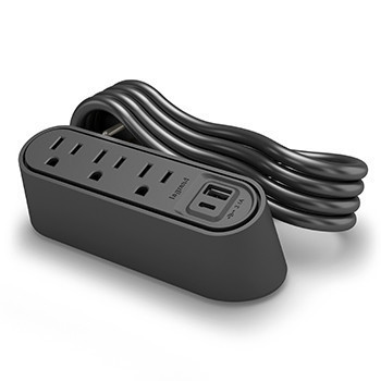 Middle Atlantic DSKTP PWR CTR BLK, 3 PWR - WSPC320BK