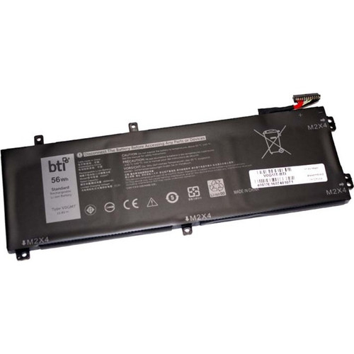 BTI REPLACEMENT for DELL G7 17 7700 SERIES VOSTRO 15 7500, V0GMT, 0NYD3W, CN-0NYD3W, NYD3W, 0TJDRR, CN-0TJDRR, TJDRR. 11.4V 4649mAh 56 Whr, 3 Cell, Li-lon - V0GMT-BTI