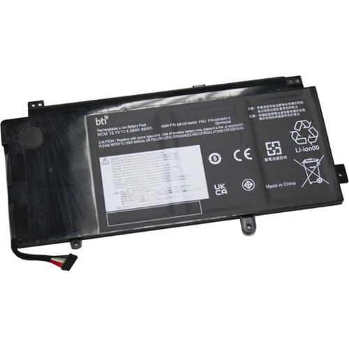 BTI Replacement Lenovo YOGA 15, 15 20DQ, 15 20DR, 00HW008, SB10F46446, 00HW009, SB10F46447, 00HW014, SB10F46452, 67 Whr, 4 Cell - 00HW008-BTI