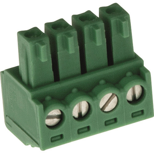 Axis MALE CONNECTOR FOR LOW VOLTAGE POWER. PITCH: 3.81 MM. 4POS TERMINAL BLOCK. 10PACK - 5505-251