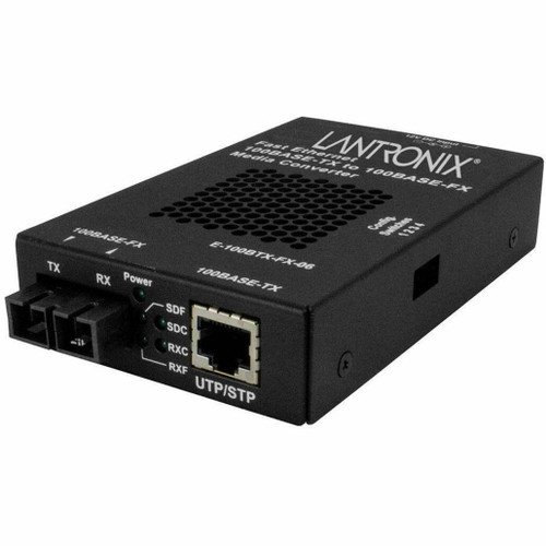 Transition 100Base-TX RJ-45 to 100Base-FX, MM SC w/ -AR Power Supply - E-100BTX-FX-06(SC)-AR