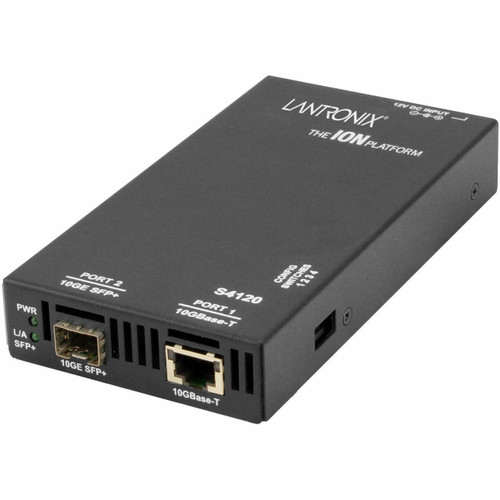 Transition 10G BASE-T TO 10GE FIBER CONVERTER with JP power supply - S4120-1048-JP