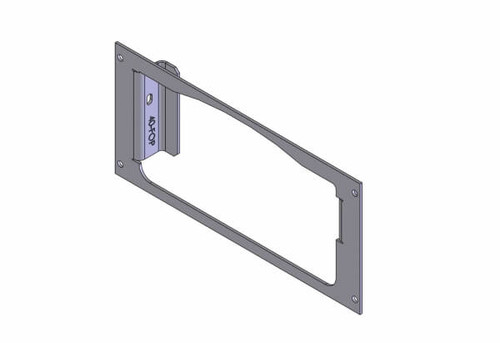 Havis 1-Piece Equipment Mounting Bracket, 4 Mounting Space, Fits Feniex C-4200 - C-EB40-FOP-1P