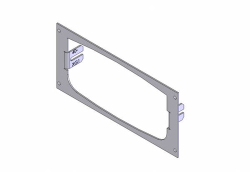 Havis 1-Piece Equipment Mounting Bracket, 4.0inch Mounting Space, Fits Unity XG-100M Radio - C-EB40-XG1-1P