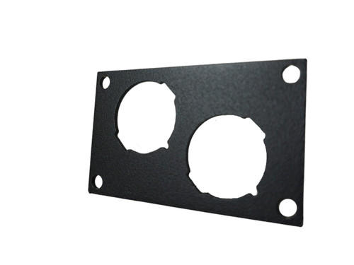 Havis EQUIPMENT BRACKET FOR WIDE VSW CONSOLES, FITS DUAL LIGHTER PLUG SOCKET - C-EBW20-LP2-1P